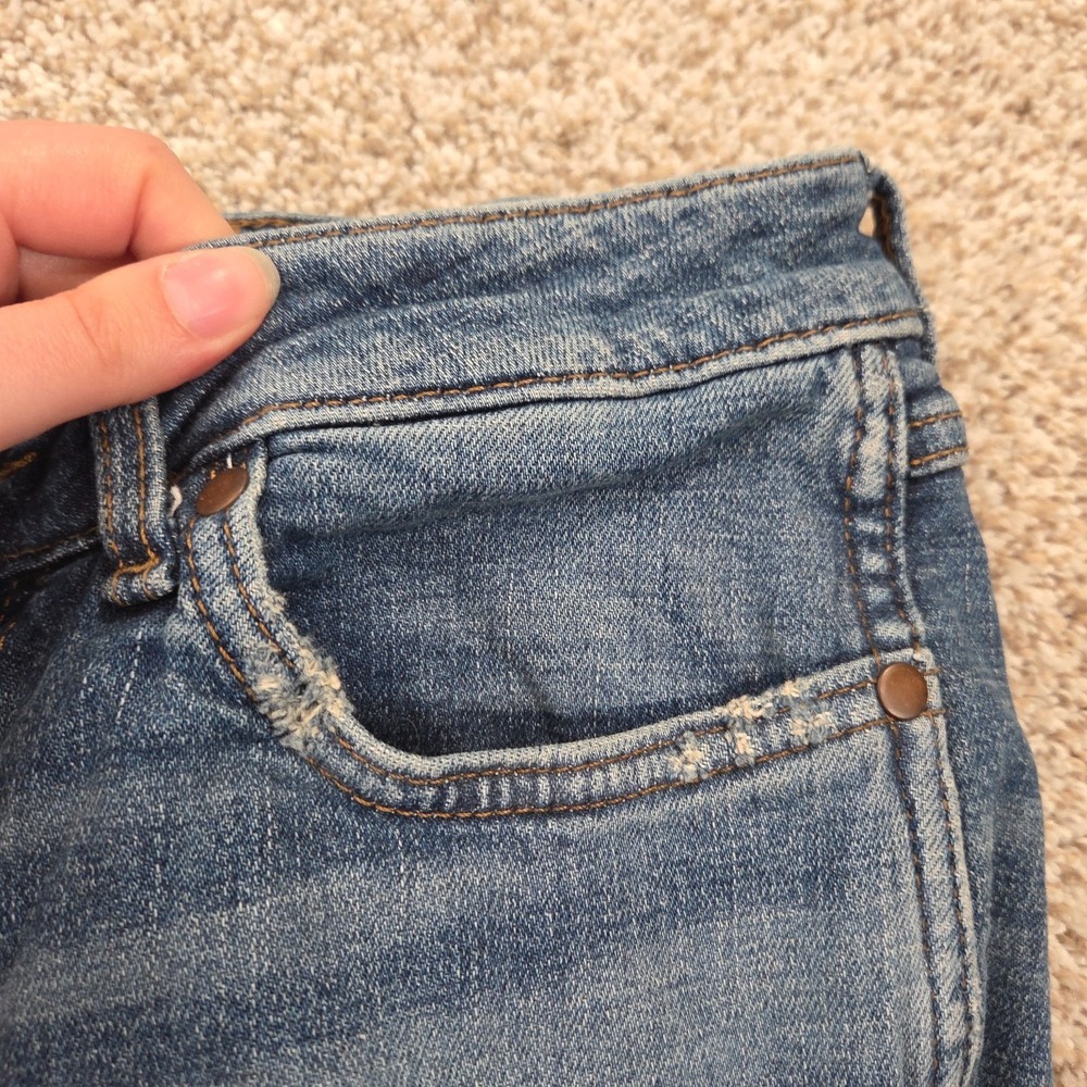 Wrangler Womens Retro Trumpet Flare Jeans 28 (Fits 28x34) High Rise Bell Bottom - Picture 7 of 8